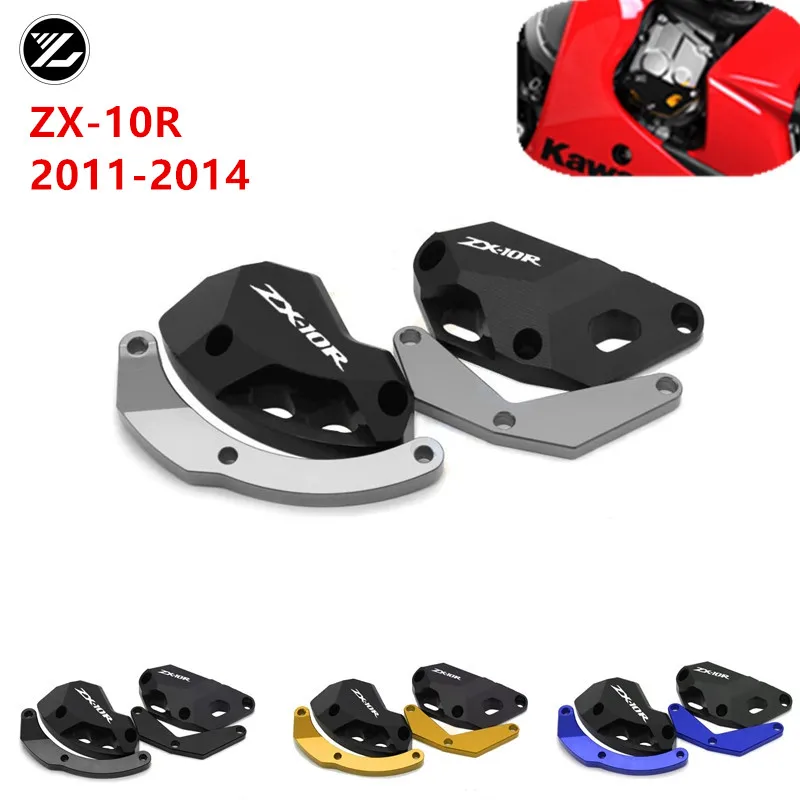 

For KAWASAKI ZX-10R zx-10r 2011 2012 2013 2014 Frame Slider Crash Pad Motor Stator Case Saver Cover falling Protector