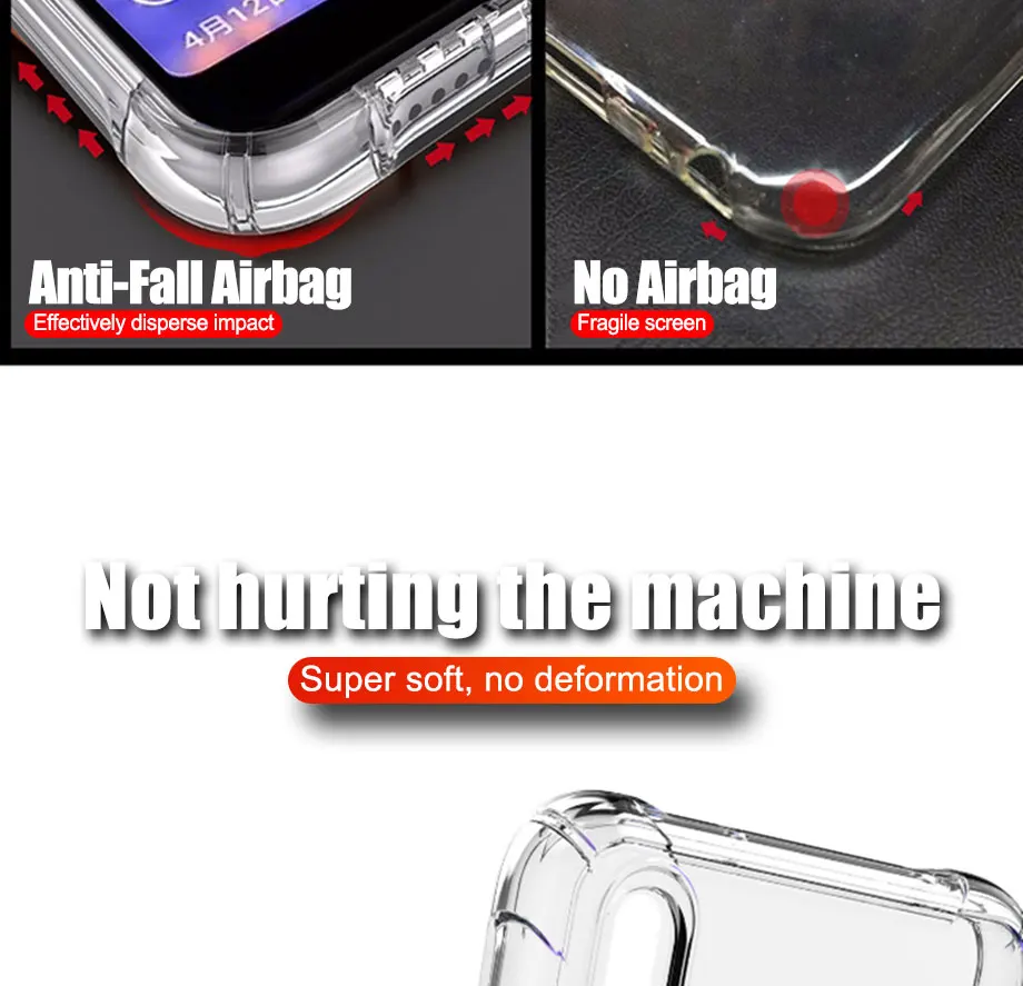 Luxury Soft Case For Huawei P20 P30 Lite Pro Protective Transparent Case Mate 20 30 Lite Honor 20 Lite Pro Silicone Back Cover