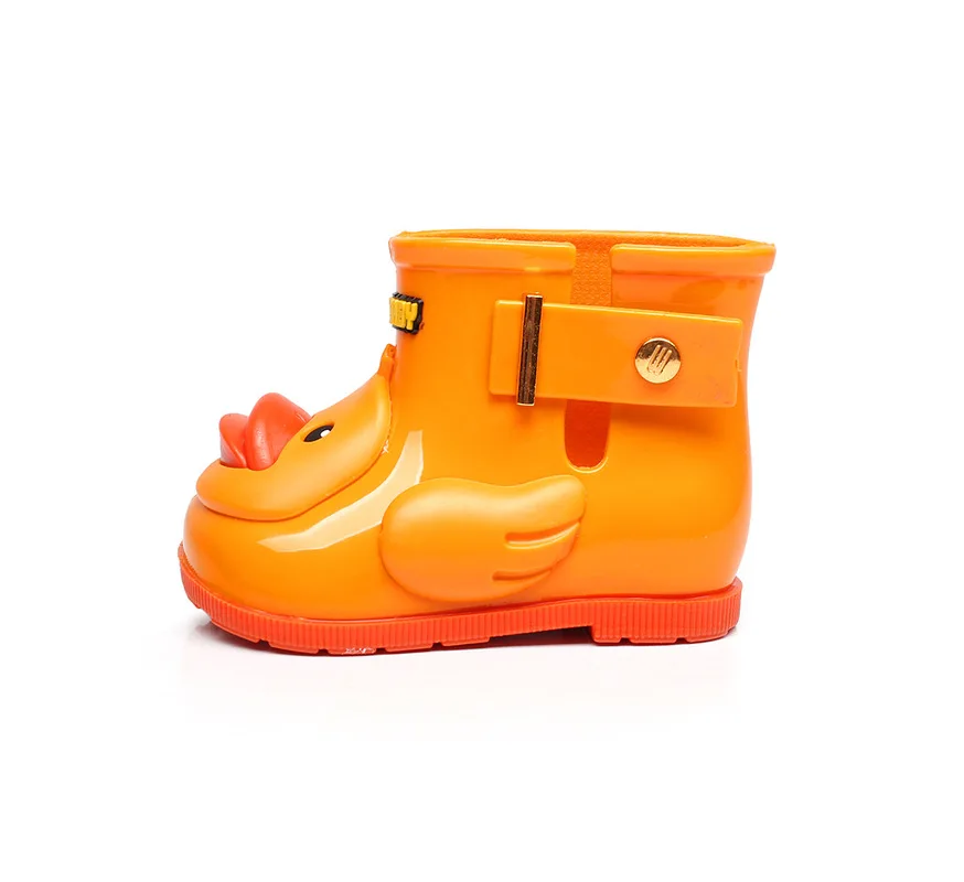 ToddlerJelly Shoes Baby Rain Boot for Girls Boys Cute Duck Yellow Color Kids Shoes Infant Rain Shoes Clearance