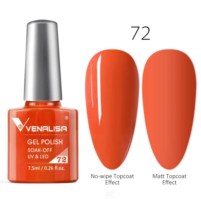 Venalisa Neon Nagel Gel Polish Super Prachtige Zomer Kleur Nagelmanicure 7.5 ml Semi Permanente Losweken UV LED Nagelgel vernis