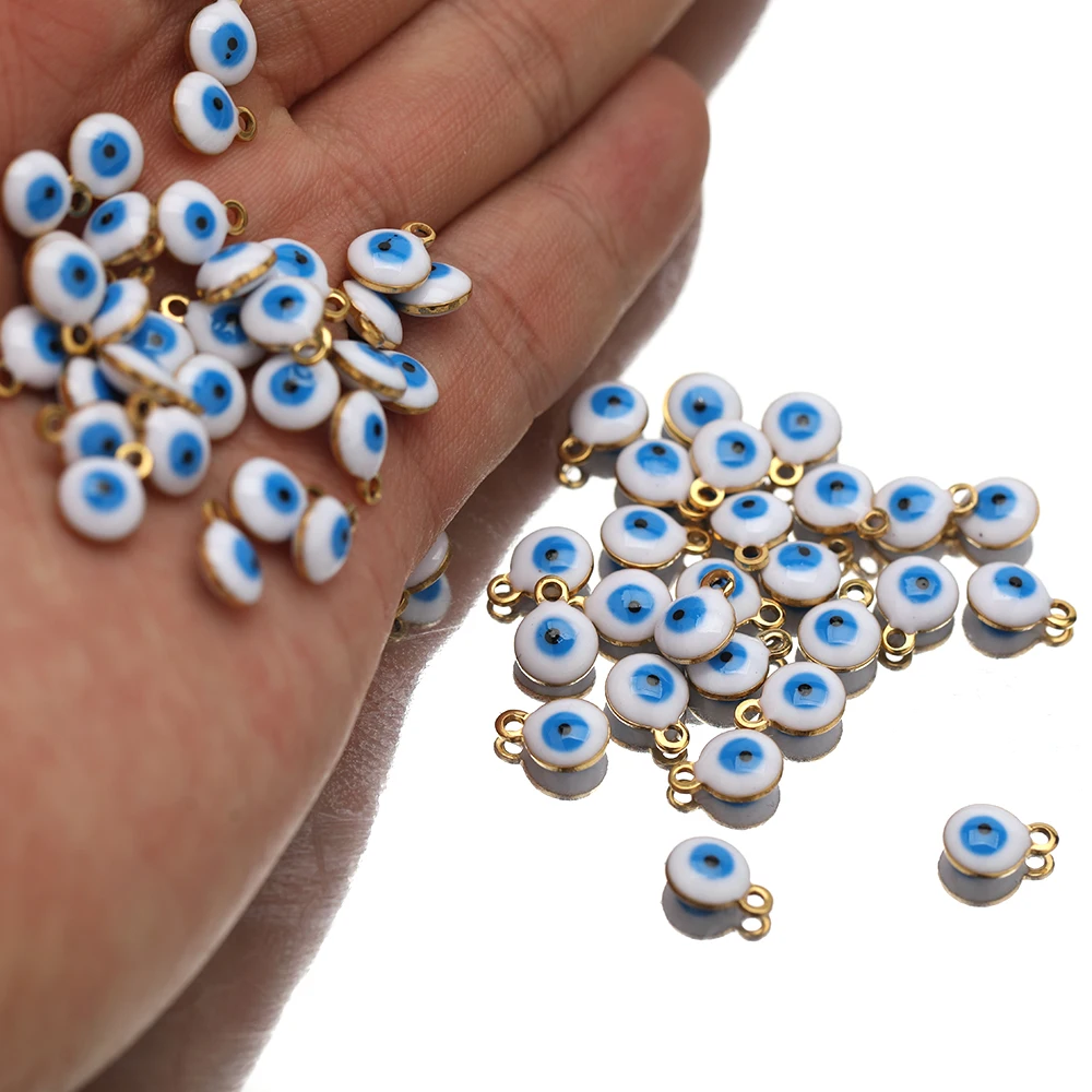 20 Stück Edelstahl Perlen in Goldfarbe mit Sternenmotiv, Charms für DIY Schmuckherstellung, Zubehör für Halsketten, Armbänder, Bastelzubehör – Detail 6