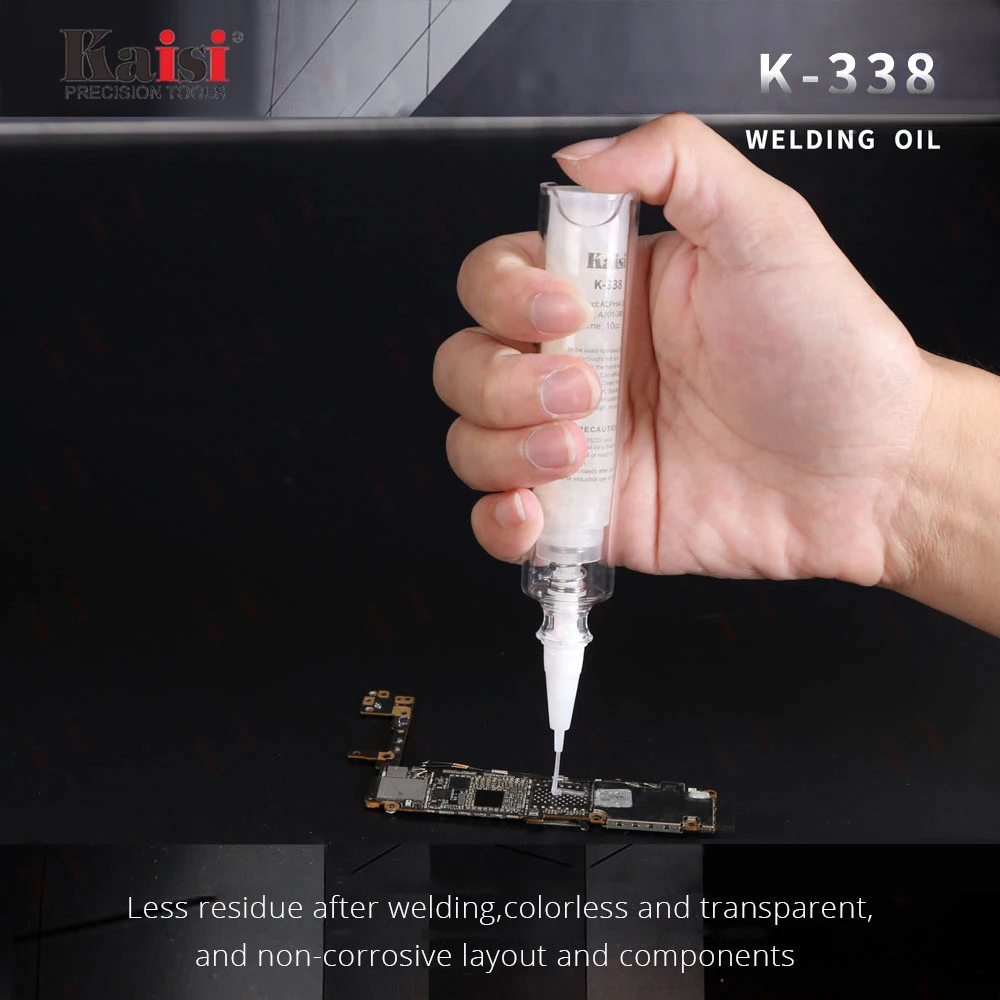 Kaisi k-338 latest press type original BGA motherboard soldering oil lead-free environmental protection no cleaning no corrosion