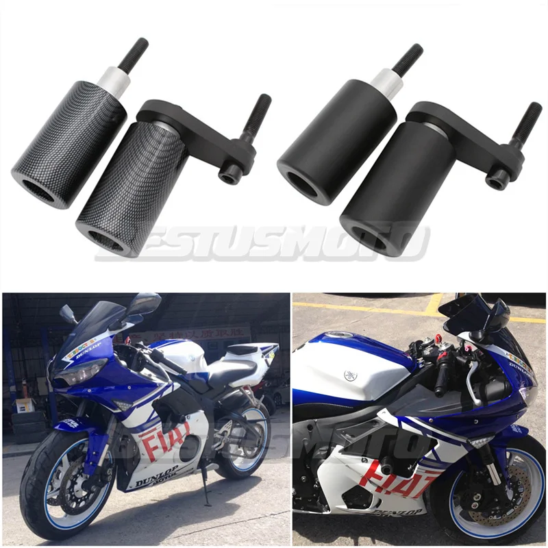 オートバイフレームスライダークラッシュ落下保護ヤマハ YZFR6 YZF R6 YZF-R6 2003-2005 YZFR6S YZF-R6S YZF R6S 2006-2009