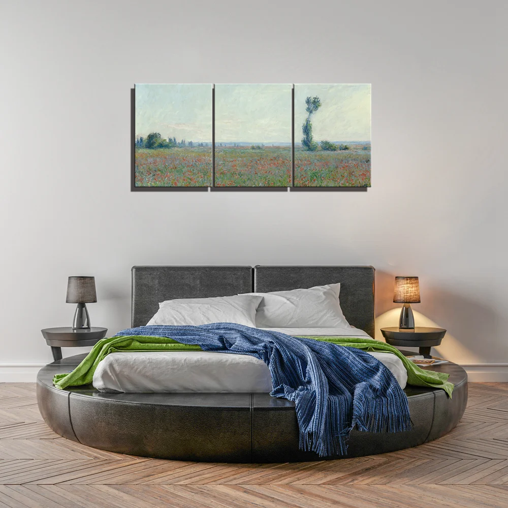 Field Claude Monet Hallway Bedroom Wall Art Giclee Prints Wall Decor Artwork for Home Office Living Room Wall Decor Drop Ship