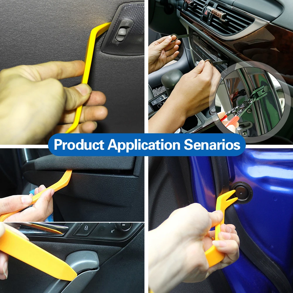 1 set Hand Tool Car Disassembly Tools Set DVD Stereo Refit Kits Interior Plastic Trim Panel Dashboard Removal Tool Repair Tools