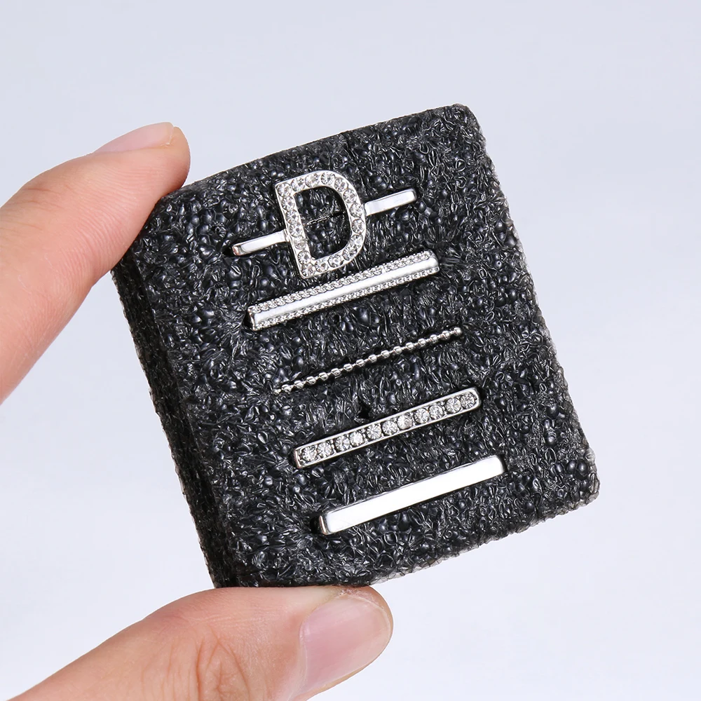 สำหรับแถบนาฬิกาของ Apple นาฬิกาโลหะ Charms ตกแต่งแหวนเพชรเครื่องประดับสมาร์ทนาฬิกาซิลิโคนสายคล้องคอสำหรับ Iwatch สร้อยข้อมือ