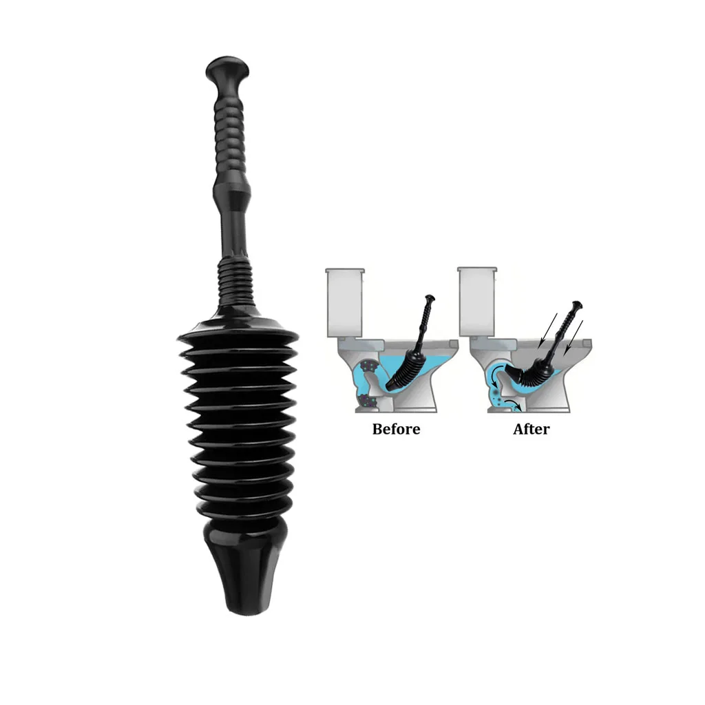 Toilet Plunger Toilet Unclogger Toilet Unblocker, With A Powerful Bellows