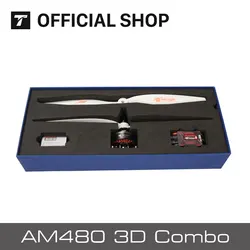 T-motor AM480 3D Combo ( AM480 Brushless Motor + AM66A ESC + TS13*6.5 Prop+ AM Link) For Fixed-wing 3D 45-52” Planes Drone