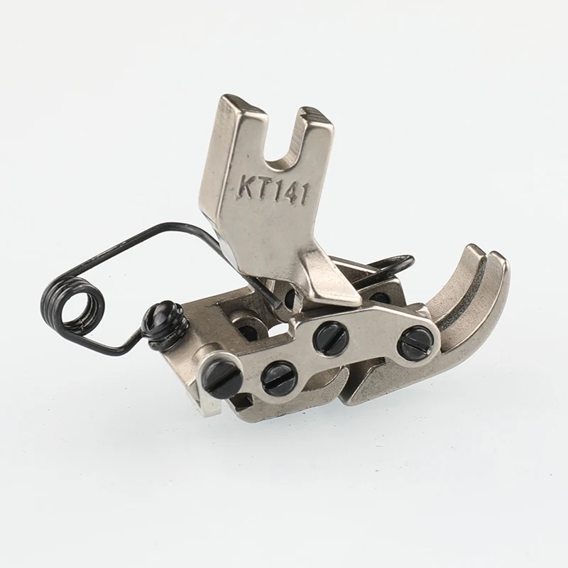 KT141 Hinged Special Presser Foot Fit Lockstitch Sewing Machine Front And Rear Interaction Through Cross Seam Extra-Thick Fabric