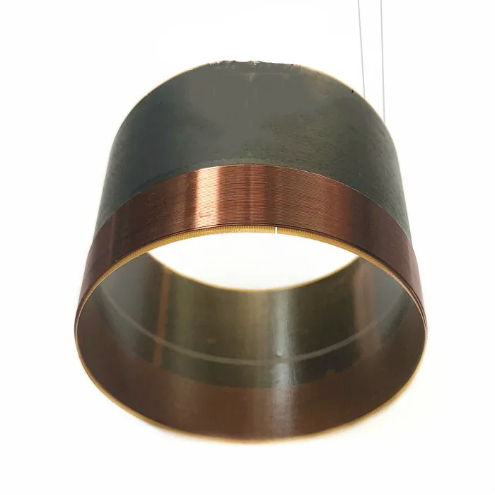 Bobina de altavoz de voz de 75,5mm, piezas de reparación de Woofer de 8Ohm, 75mm, Bobina de voz de graves para altavoz de escenario, cable de cobre puro de alta potencia, bricolaje, 2 piezas