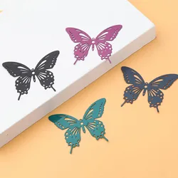 10 PCs Iron Hollow Butterfly Filigree Stamping Charms Butterflies Shap Animal Pendants For DIY Earring Jewelry Findings 44x 36mm