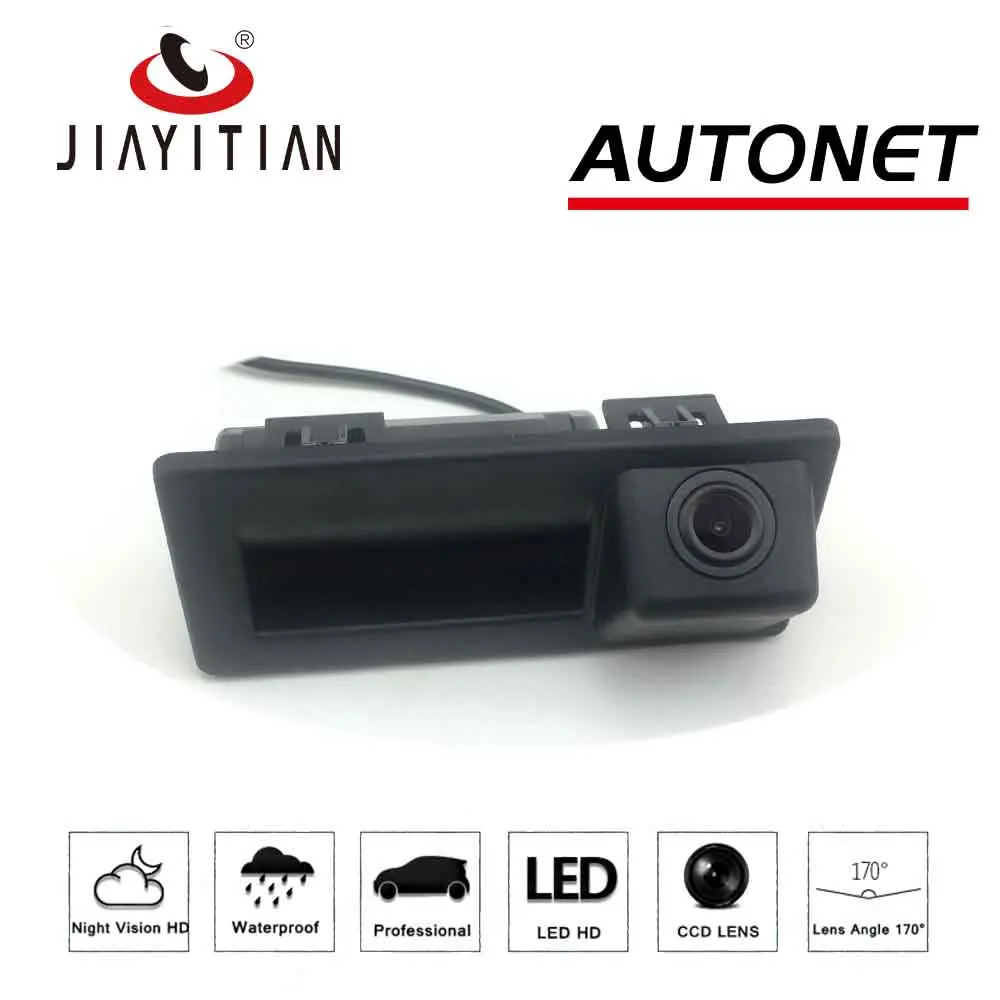 JIAYITIAN Trunk Handle Camera For VW Touran 1T3 T5 2010~2016 2017 2018 2019 backup Parking Reverse camera CCD Night Vision