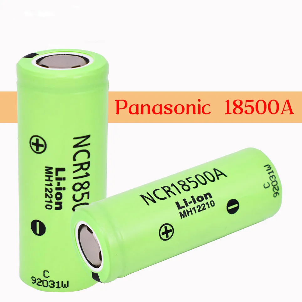 100% batteria originale agli ioni di litio 3.7V 18500 2040mah per batteria Panasonic NCR18500A 3.6V per torcia giocattolo torcia ect