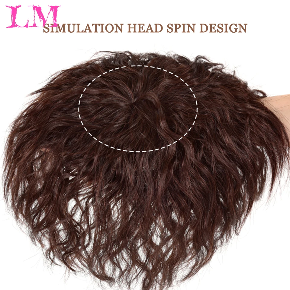 LM Bangs Hair 3D Air Hair Bangs Fringe Clip In Bangs Hair Extensions Wigs Hair Pieces Bangs Toupees Toppers For Hair Loss