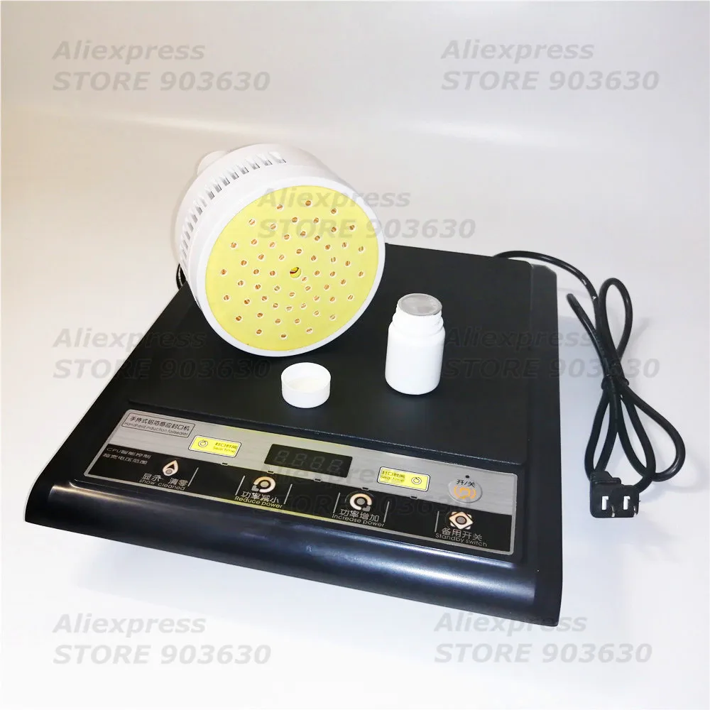Handheld Aluminum Foil Induction Sealing Machine Heat Sealer Portable Glass Can Plastic Bottle Cap Sealing Bottles Dia 20-100mm
