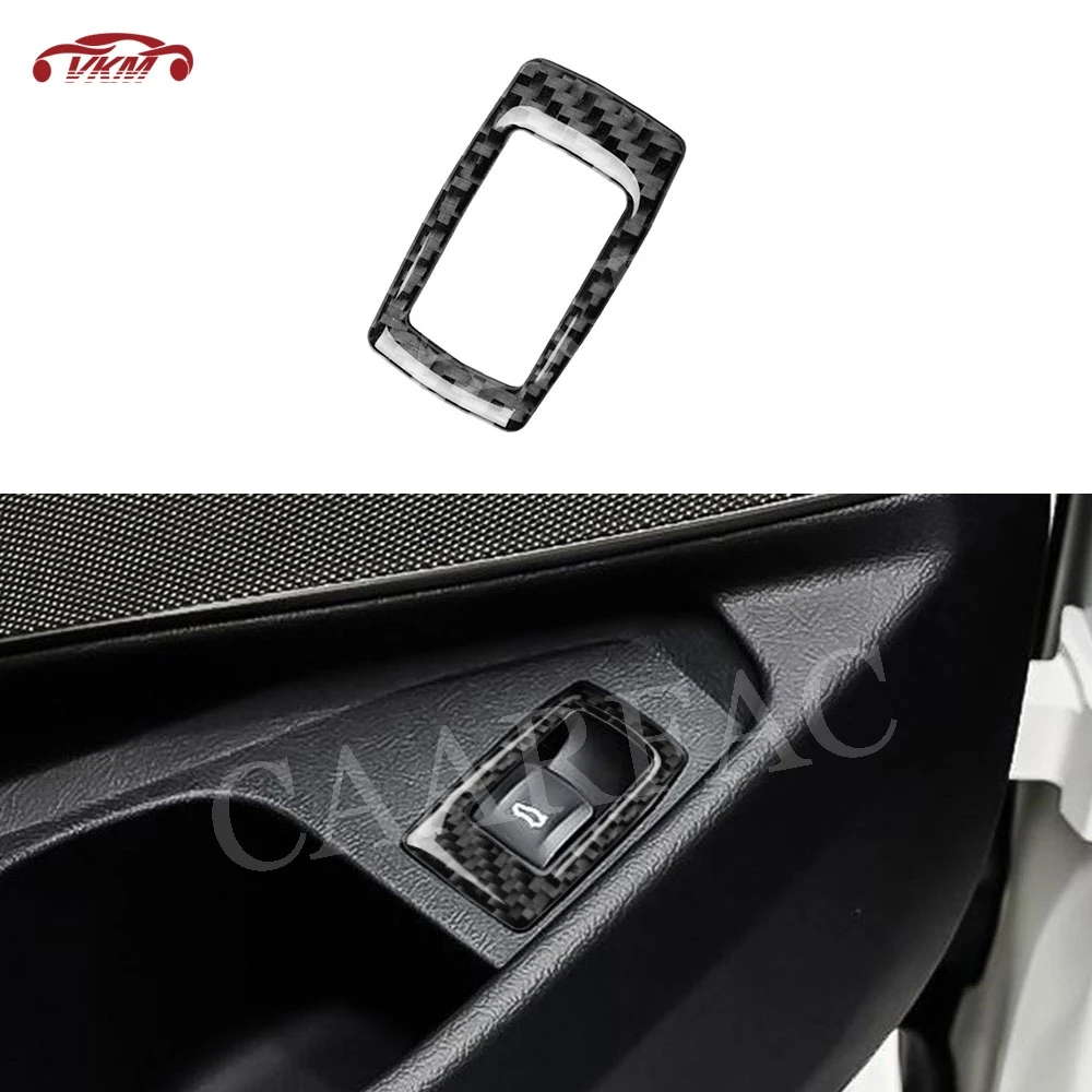 

Carbon Fiber Car Rear Trunk Boot Interior Switch Buttons Trim Frame Cover Stickers For BMW 3 Series G20 G28 2019 2020