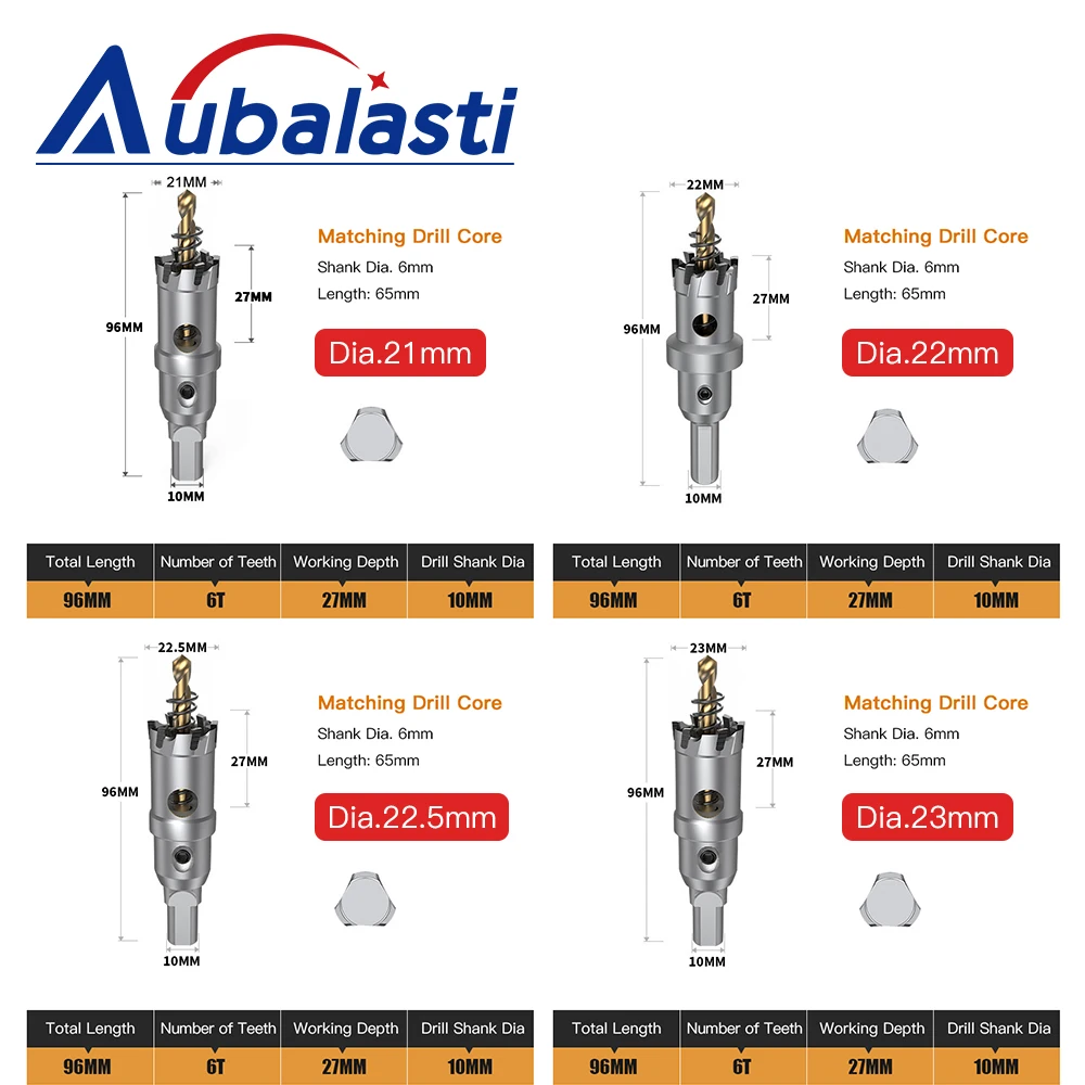 Aubalasti-ステンレス鋼ホールリーマー,リーマー,鋼,鉄,超硬ドリル,金属リーマー,直径13〜30mm,ハンドベンチドリル