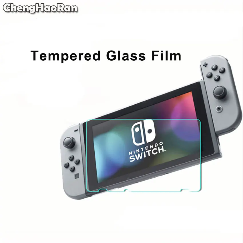 

ChengHaoRan Screen Protector PET Film 0.3mm 9H HD Tempered Glass Film For Nintendo Switch Console NS NX Joy-Con Accessories