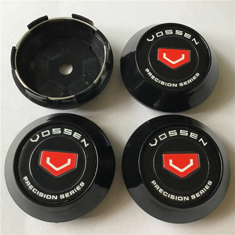 4Pcs 68mm For VOSSEN  Wheel Center Hub Caps Car Styling Cover 45mm Emblem Badge Logo Auto Rims Cover Accessories