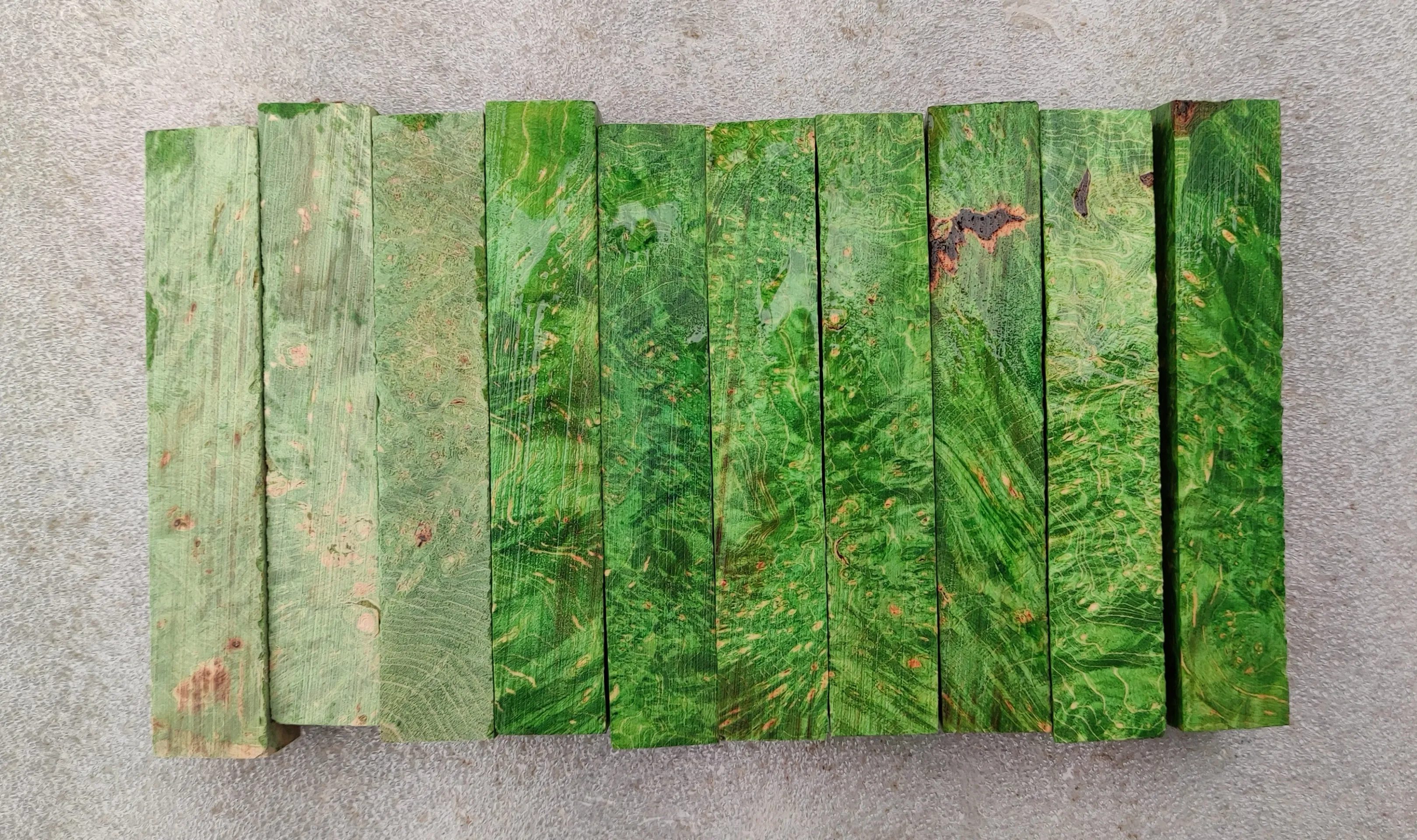 قلم 19x19x120 ملم فارغ MB خشب القيقب الثابت