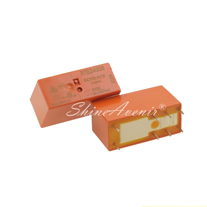 2 teile/los Relais RTE24005 5VDC RTE24012 12VDC RTE24024 24VDC RTE24048 48VDC RTE24730 250VAC 8A 8PIN neue original auf lager