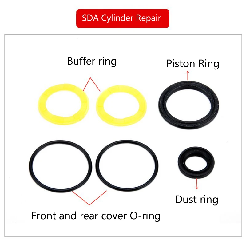 SC MAL SDA Air Cylinder Repair Kits Airtac Standard Piston Seal Ring Kit Pneumatic