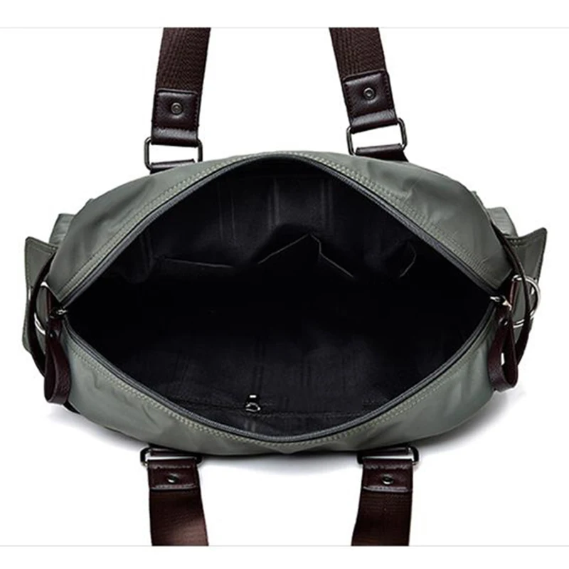 Imagem -06 - Bolsa de Ombro de Grande Capacidade Masculina Material de Nylon Moda Casual Britânica Estilo Escolar Multifunções Alta Qualidade