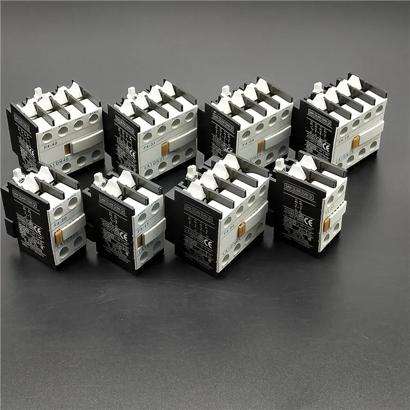 LA1-DN22 LA1-DN11 F4-22 F4-11 Contactor block Auxiliary The auxiliary contact for CJX2 LC1-D AC Contactor 4 Poles