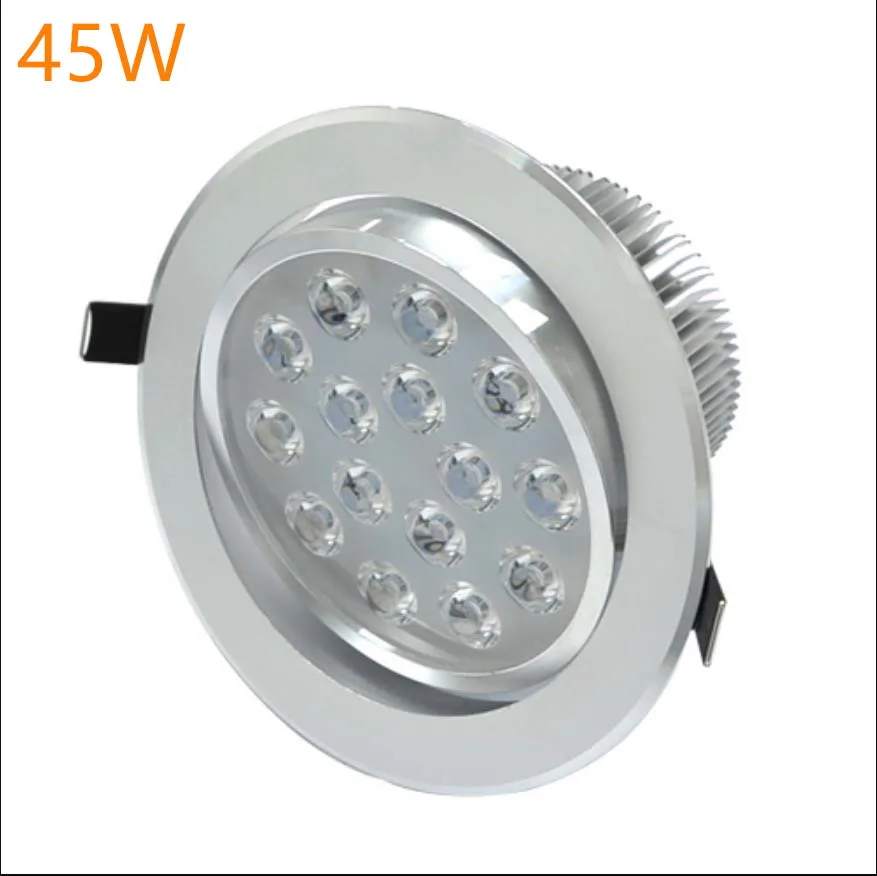 LED Downlight Dimmable Led light Ceiling Spot 6w 9w 12w 15w 21w 27W 36W 45W AC110-220V ceiling recessed Lights Indoor Lighting