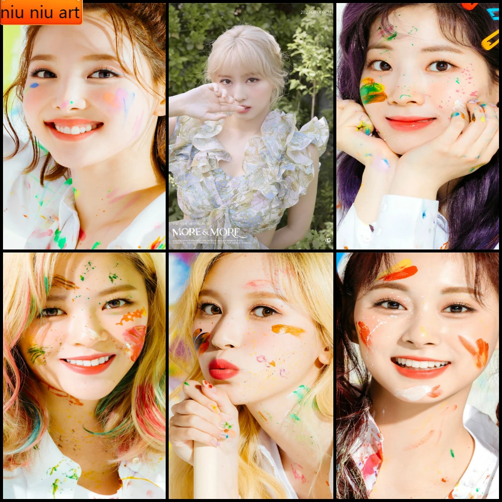 K-POP 2020 Twice New Album Diamond Painting Diamond Inlaid Diamond Mosaic Diamond Embroidery Cross Stitch Kits Home Decoration