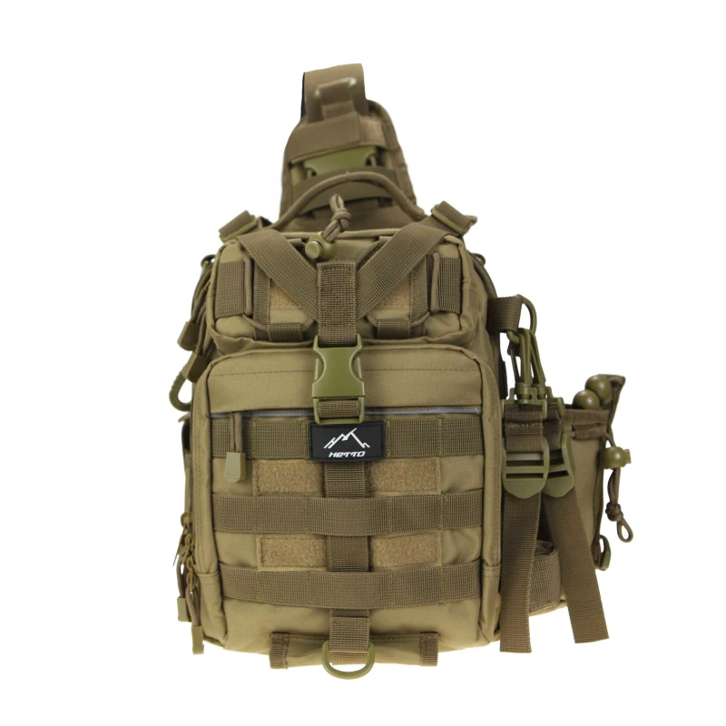 1000D Tactical Single Shoulder Bag Military Single Shoulder Backpack Army Molle Assault Sling Bag Small EDC One Strap Daypack