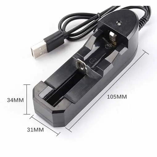 3.7V 18650 Charger Li-ion battery USB independent charging portable electronic cigarette 18350 16340 14500 battery charger