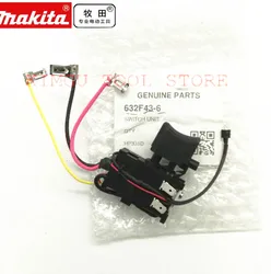 Genuine Switch For Makita 632F43-6 632F436 DF331D HP331D DF031D TD110D DF331 632J77-3 DF333