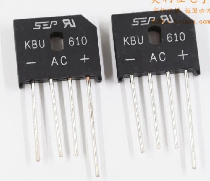 Mxy SEP KBU610 6A1000V KBU-610 rectifier bridge Professional Electronic Component Parts A starting 10pcs/lot