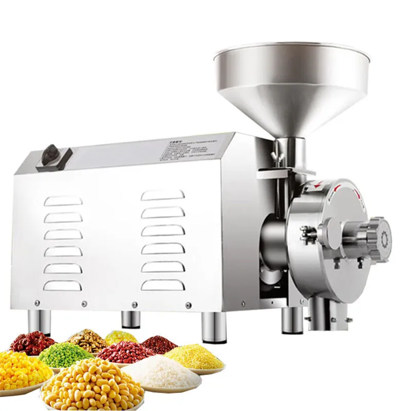 BEIJAMEI 2200W Commercial Grain Grinder Mill 220V 110V Electric Grains Herb Spice Corn Soybean Mix Grinding Machine