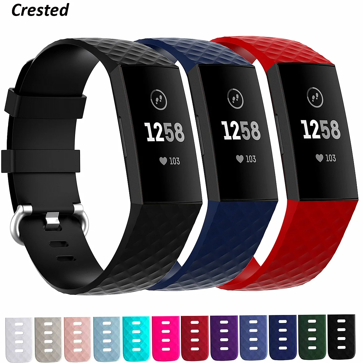 

Bracelet for Fitbit Charge 3 SE band Replacement watchband Charge4/3SE Smart Watch Sport Silicone strap Fitbit Charge 4 band