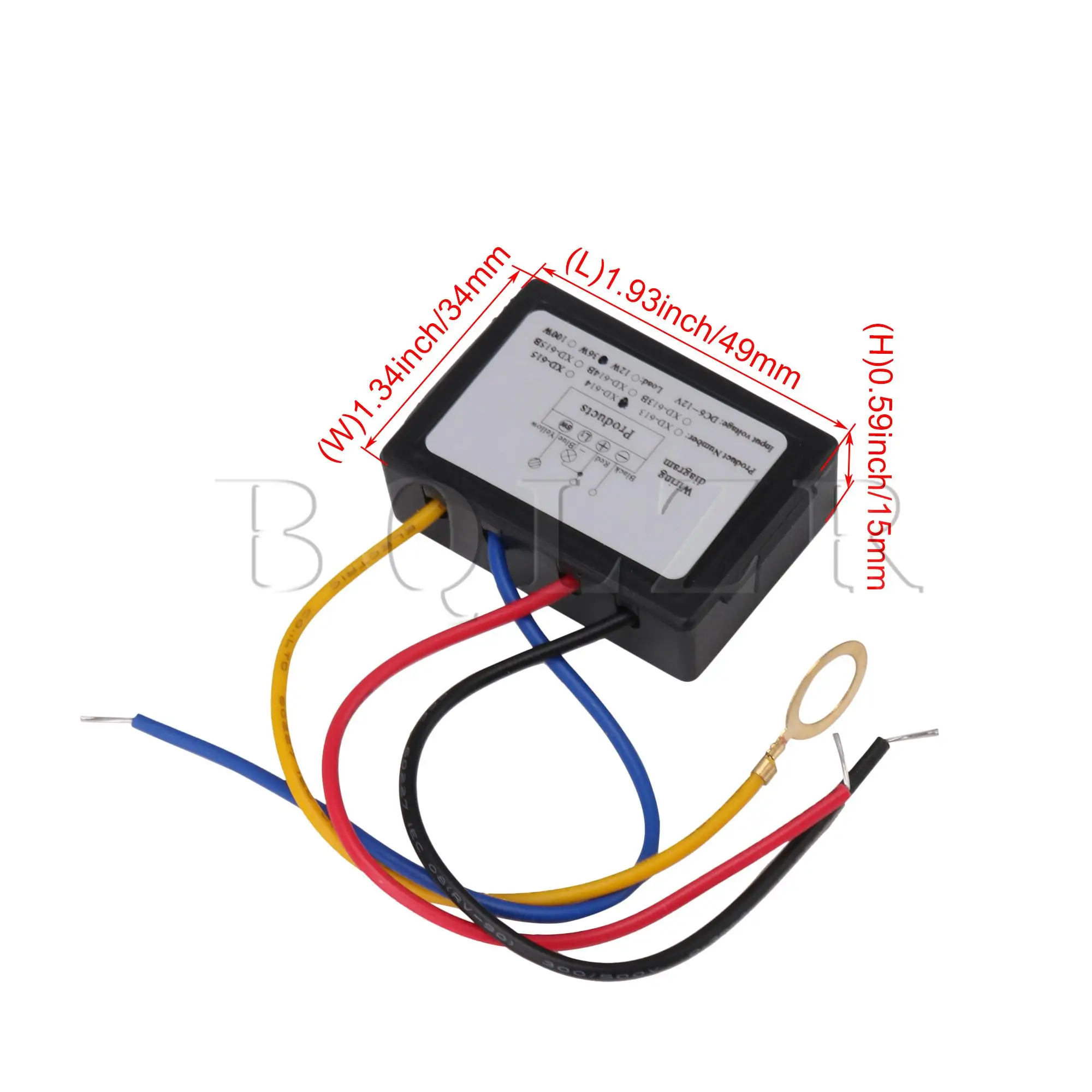 Interruptor de atenuación táctil BQLZR XD-614, accesorios de lámpara con Sensor de 6-12V, 10 Uds.