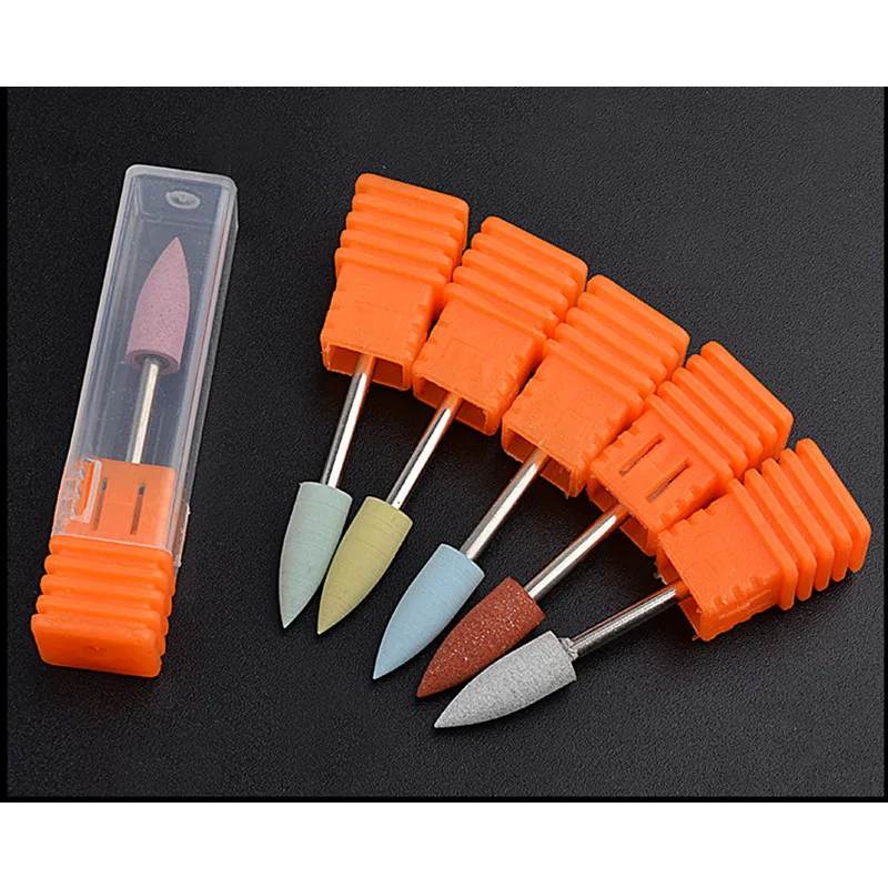 

Silicone Milling Cutter For Manicure Grinding Nail Surface Polishing Tool Drill Bits