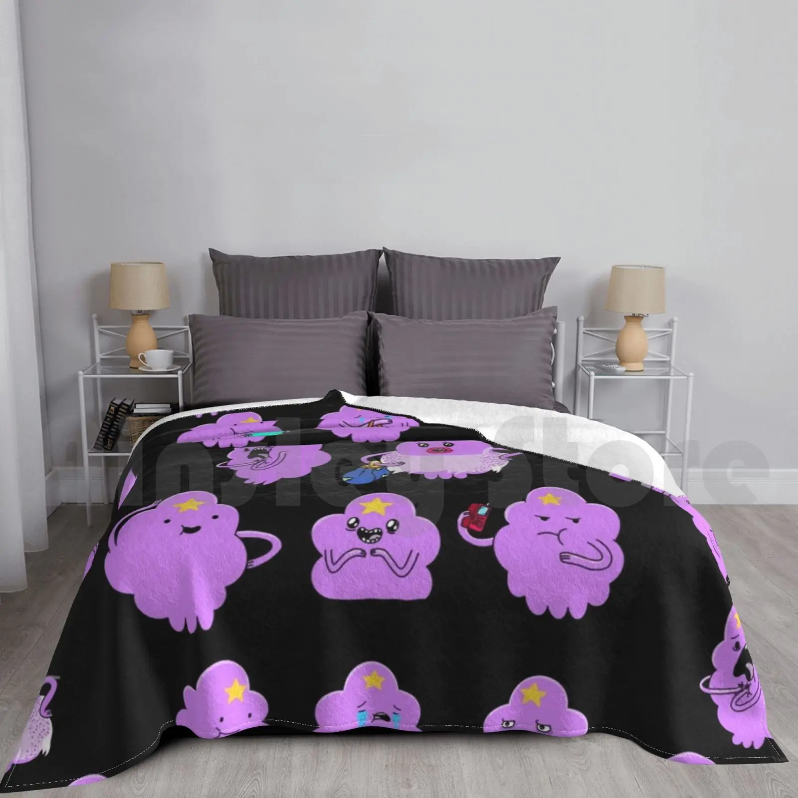 

Lumpy Space Princess Blanket For Sofa Bed Travel Lumpy Space Princess Adventure Time Oh My Glob Finn And Jake