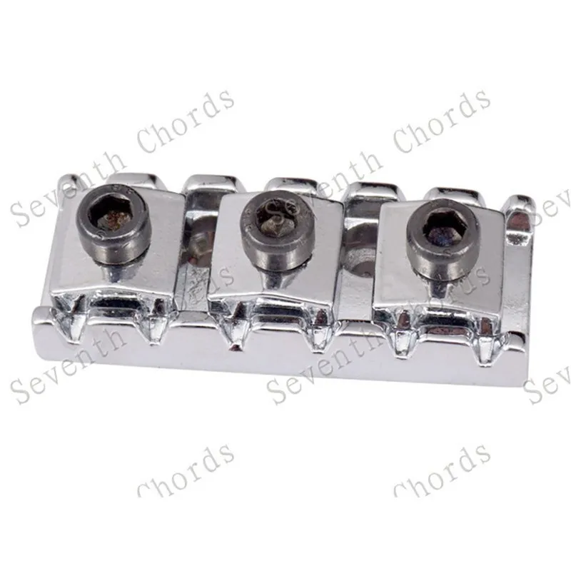 Chrom-Saitenhalter für E-Gitarren, passend für Tremolo-Brücken, 43 mm, Gitarrenzubehör, Teile für Musikinstrumente. – Detail 4
