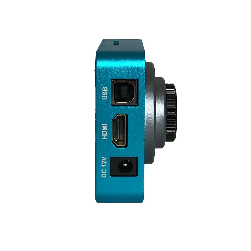 Imagem -04 - Câmera de Microscópio de Vídeo Digital Eletrônico Lente Lupa Zoom 130x 38mp v6 Fhd Azul Hdmi Usb Motherboard Repair Kits