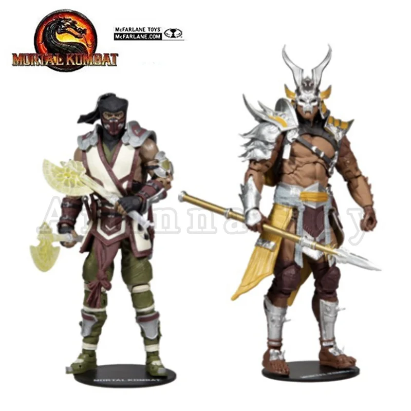 McFARLANE 7inches Action Figure Mortal Kombat XI Sub-Zero Vs Shao Kahn Anime Model For Gift Free Shipping