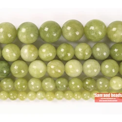 Wholesale Natural Stone China Lt Green Jaspers Jades Round loose Beads For Jewelry Making Diy Bracelet Necklace CJJ20