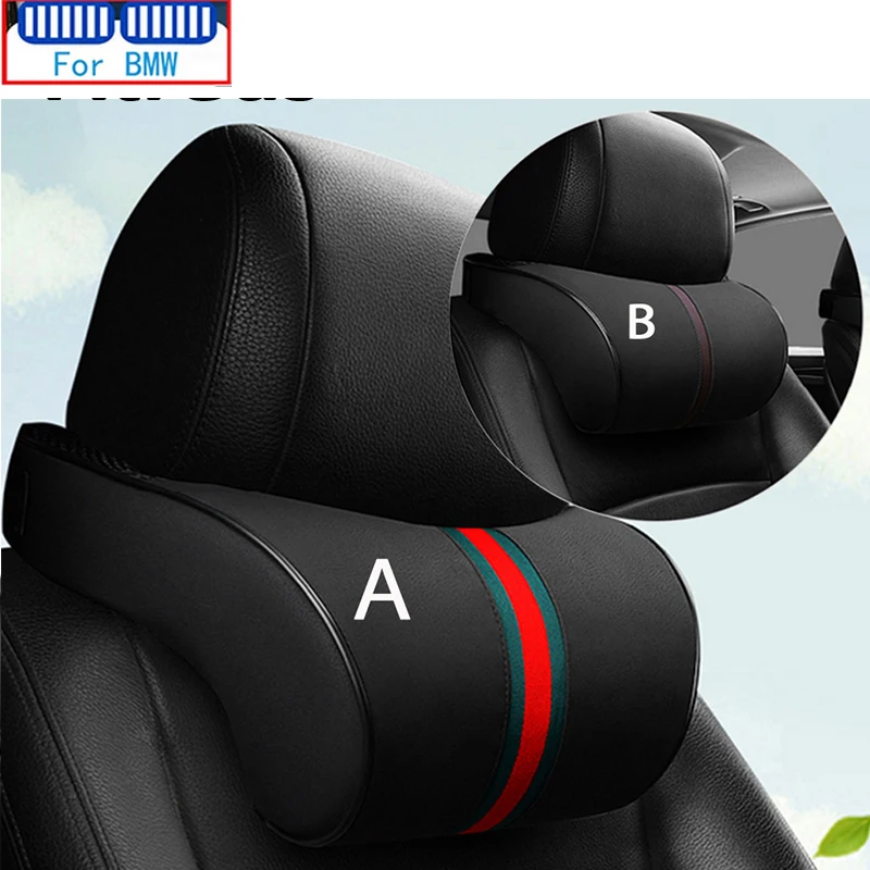 Car Memory Headrest Neck Pillow For BMW E46 E90 E60 F10 E39 F30 E36 F20 E87 E90 E70 E91 E30 G30