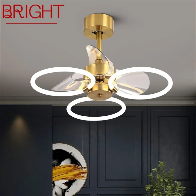 

BRIGHT Nordic BRIGHT Ceiling Fan Lights Remote Control with LED Modern Creative Lighting for Home