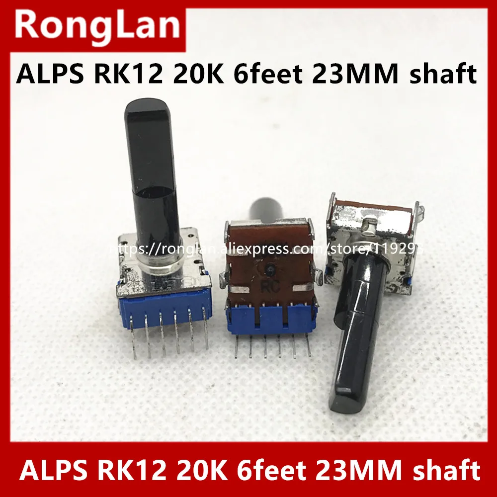 

[SA] ALPS RK12 potentiometer 20K W20K 6feet shaft length 23MM.--10PCS/LOT