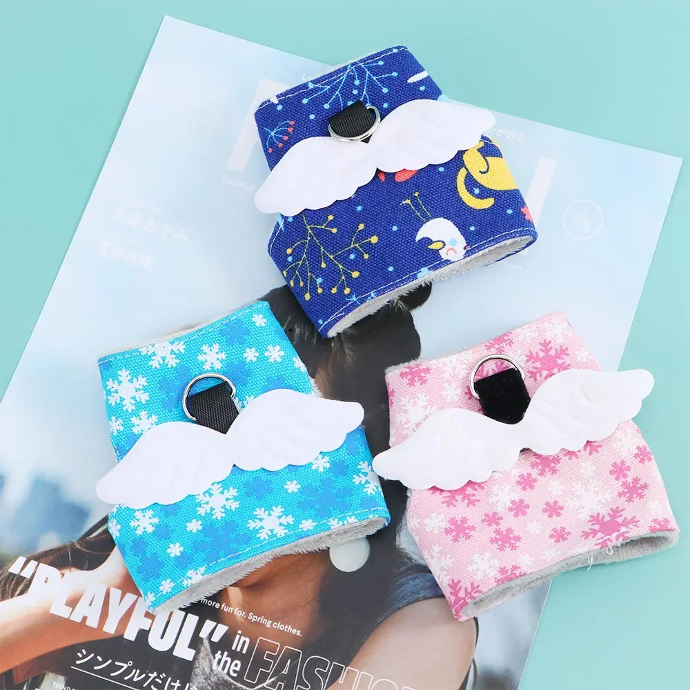 1Pc Small Pet Clothes Cartoon Vest Lead Clothes Adjustable Traction Rope Collar for Squirrel Hamster Rabbit Rat Pet Accessories