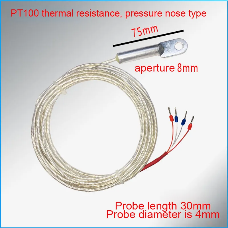 Sonde de capteur de température industrielle, thermostat haute précision 3 fils 4 fils Pt100/pt1000/k, thermistance