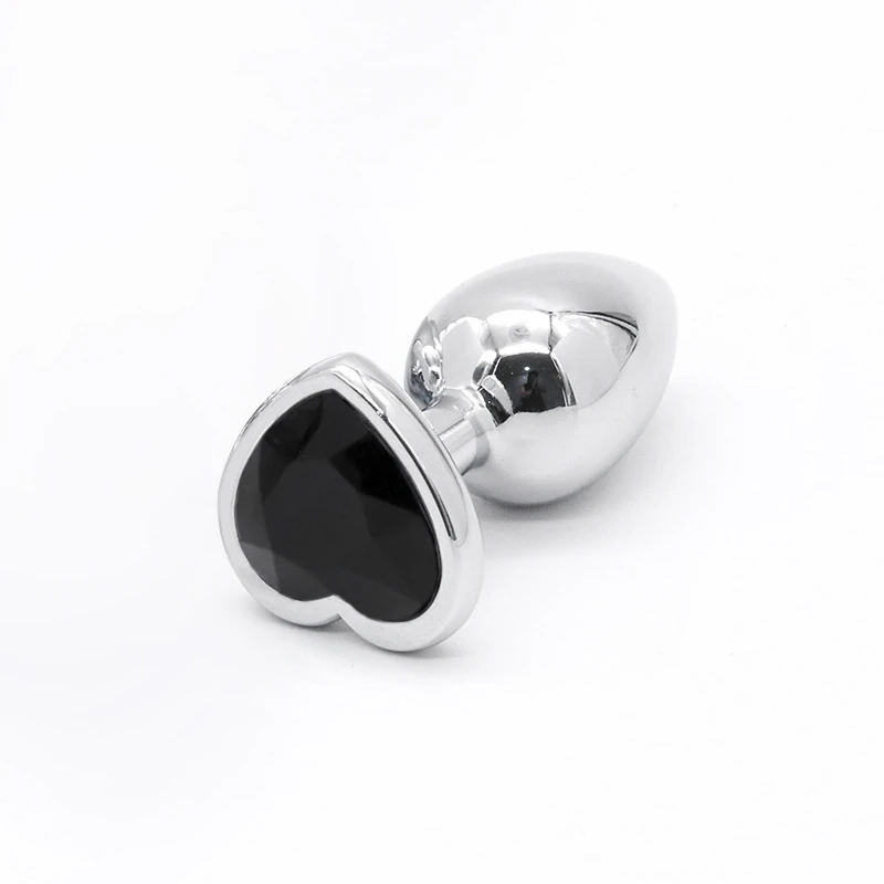 Small Size Anal Plug Stainless Steel Crystal Anal Plug Removable Butt Plug Stimulator Anal Sex Toys Prostate Massager Dildo