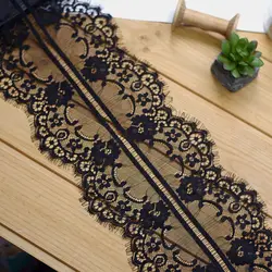 6meters long high quality car bones eyelash lace lace accessories diy veil lace clothing decoration stitching sewing fabric